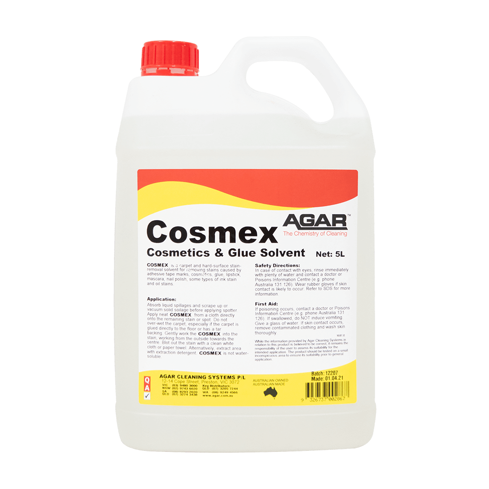 Cosmex - Carpet Stain Remover | Agar Cleaning Systems
